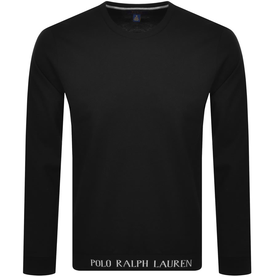 Alternative Image for ProductRalph Lauren Crew Neck Sweatshirt Black1